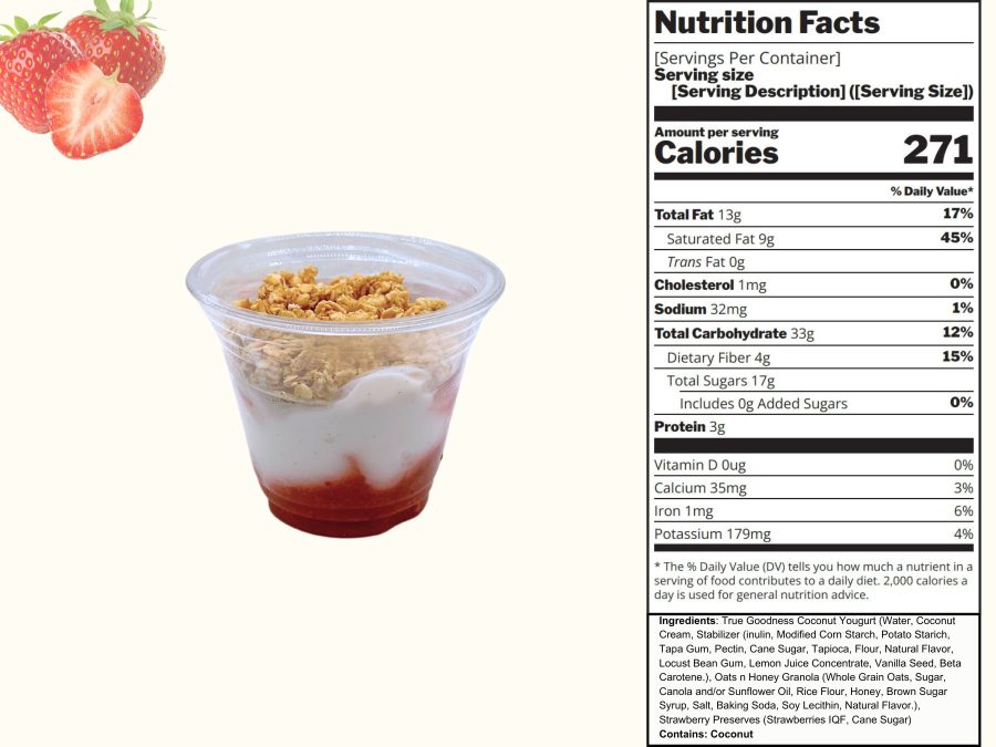 Strawberry & Coconut Yogurt Parfait