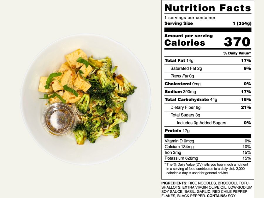 Thai Tofu Drunken Noodles