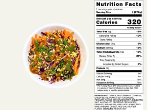 V Crunchy Thai Peanut & Quinoa Bowl